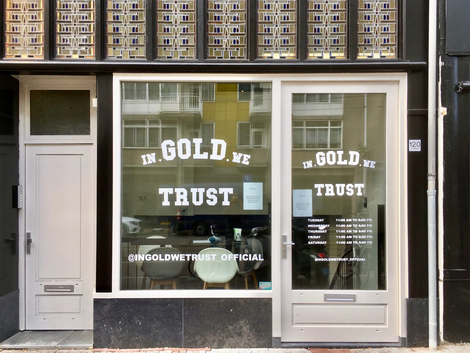 In Gold We Trust opens its first real store