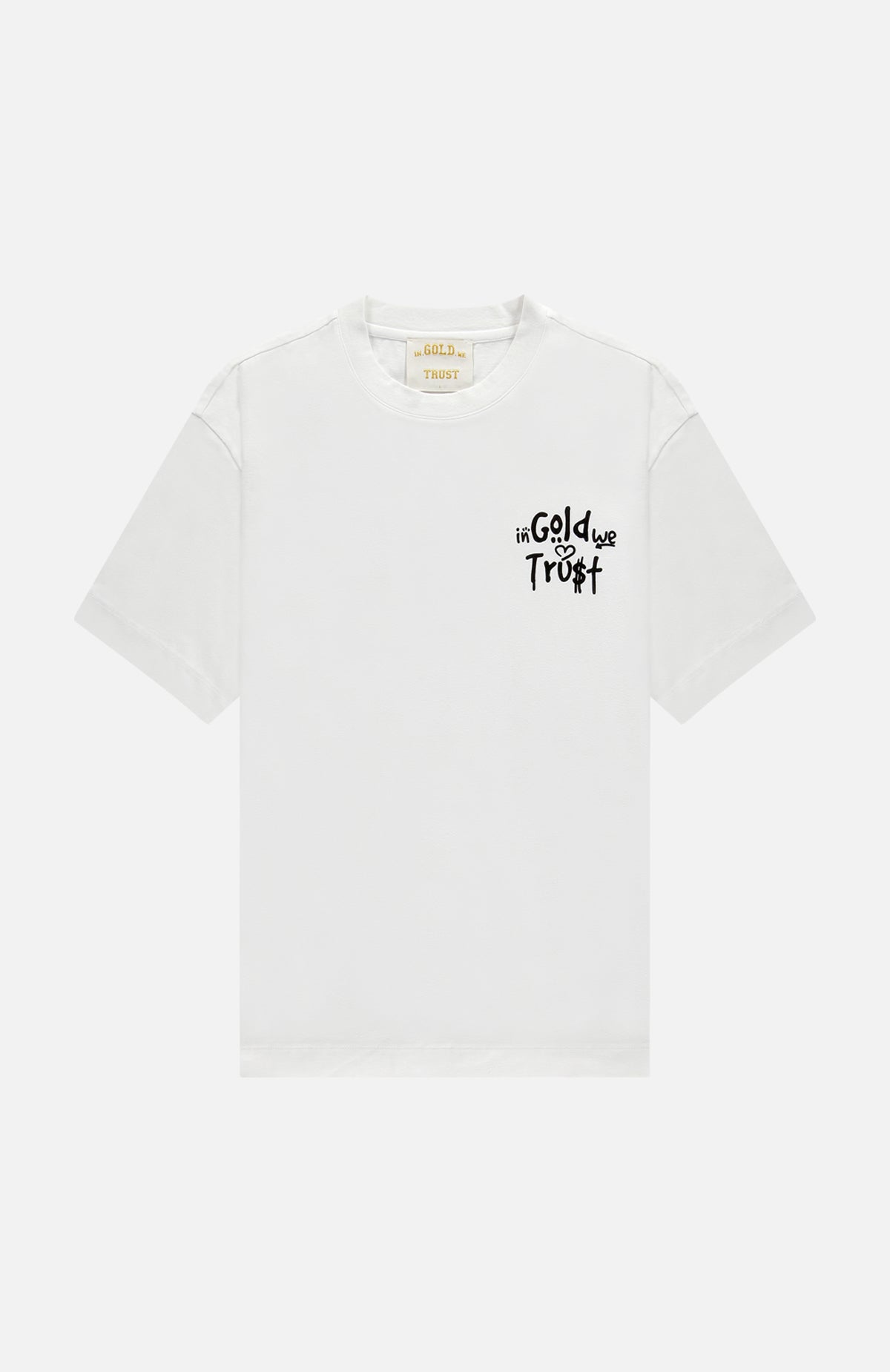 In gold we trust trui wit clearance